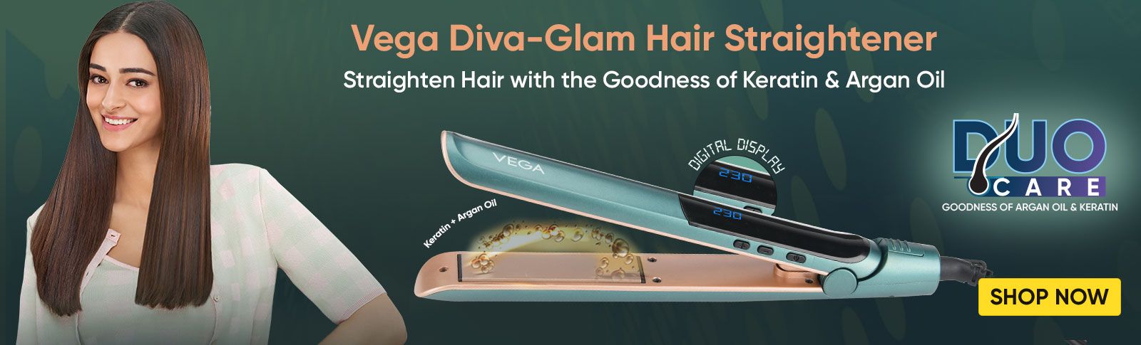 Vega Diva-Glam Hair Straightener