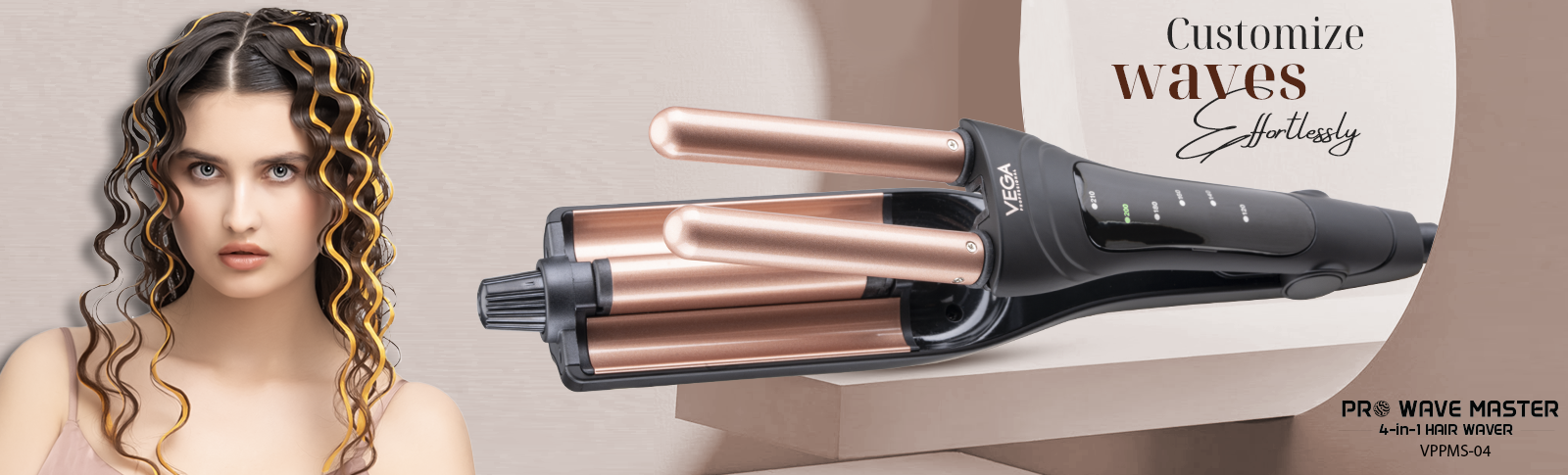 Wave Master 4-in-1 Hair Waver 