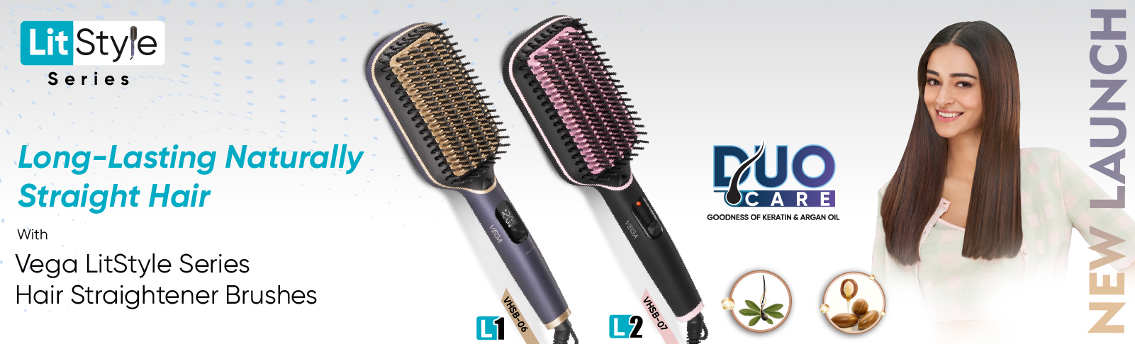 Lit style L2 Hair Straightener Brush