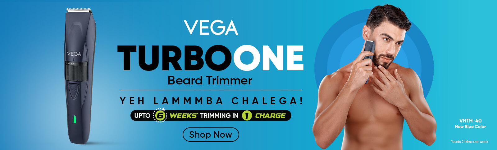 Vega TurboOne Beard Trimmer - VHTH-40