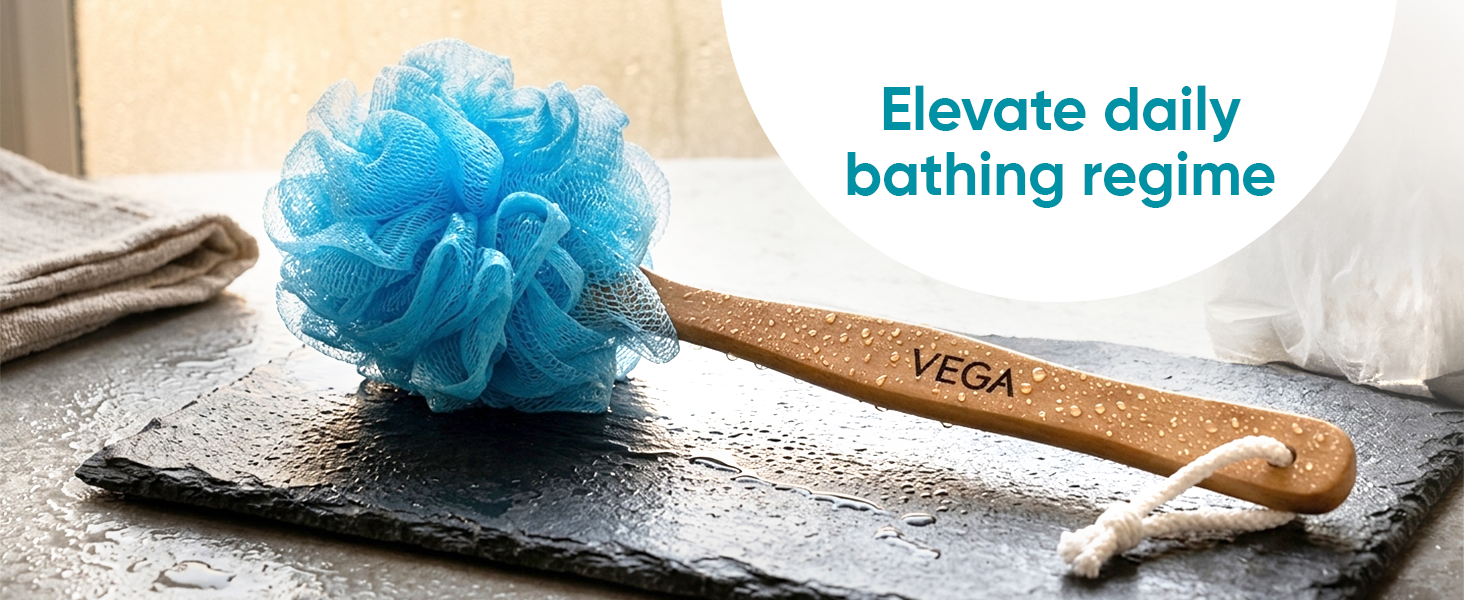APLUS - Wooden Handle Bath Brush - BA-1/6
