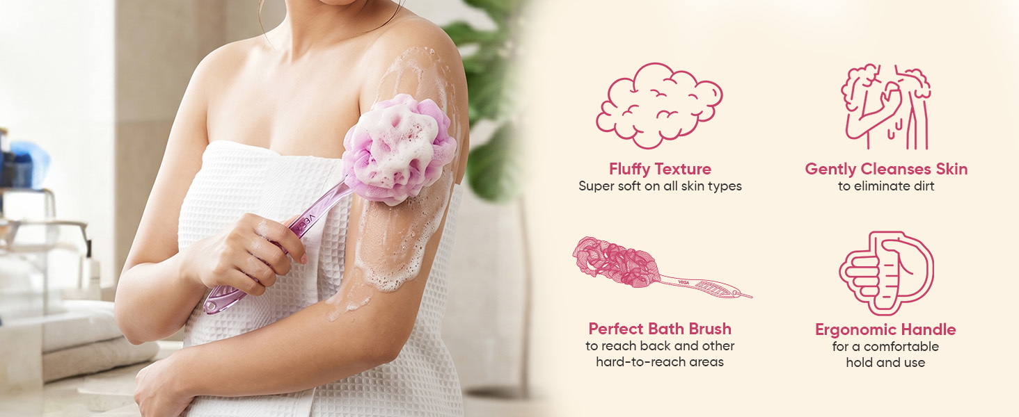 APLUS - New Luxury Bath Brush - BA-1/2 N