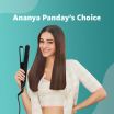 ThumbnailView 2 : Ananya Panday with VEGA Shine-On Hair Straightener | Vega