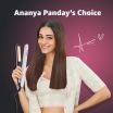 ThumbnailView 3 : Ananya Pandey with VEGA Go-Glam Hair Straightener | Vega