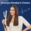 ThumbnailView 3 : Ananya Pandey with VEGA Argan-Shine Hair Straightener | Vega