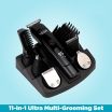 ThumbnailView 5 : VEGA Men 11-in-1 Ultra Multi-Grooming Set with IPX 6 Showerproof Beard/Hair Trimmer, Nose Trimmer & Body Groomer And Shaver, (VHTH-20) | Vega