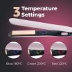 ThumbnailView 5 : 3 temperature settings in VEGA Go-Glam Hair Straightener | Vega