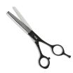 ThumbnailView : Carbon Crest Thinning Black line Hairdressing Scissor - VPPSC-08 | Vega