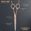 ThumbnailView 1 :  Goldwings 30 Thinning Gold Line Hairdressing Scissor - VPPSC-03 | Vega