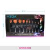 ThumbnailView 1 : Pro EZ Set of 10 Professional Make-Up Brushes - MBS-10 | Vega