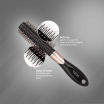 ThumbnailView 2 : Vega Round Hair Brush - E34-RB | Vega