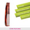 ThumbnailView 2 : Shampoo Comb - HMC-34D | Vega