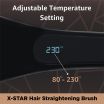 ThumbnailView 4 : VEGA X-Star Hair Straightening Brush (VHSB-03) | Vega