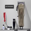 ThumbnailView 8 : Pro Fade Cord/Cordless Staggered Tooth Blade Hair Clipper - VPPHC-05 | Vega