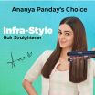 ThumbnailView 3 : Ananya Panday with Infra Style Hair Straightener | Vega
