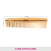 ThumbnailView 1 : Classic Wooden Comb - HMWC-02 | Vega