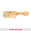 ThumbnailView 1 : Boutique Wooden Comb - HMWC-06 | Vega