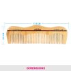 ThumbnailView 1 : Grooming Wooden Comb - HMWC-04 | Vega