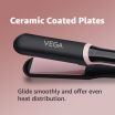 ThumbnailView 4 : Ceramic Coated Plates in VEGA Diva Shine Hair Straightener | Vega