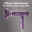 ThumbnailView 4 : Diffuser Attachments to define your curly hair | Vega