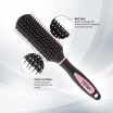 ThumbnailView 2 : Vega Flat Hair Brush - R21-FB | Vega