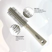 ThumbnailView 2 : Vega Round Hair Brush - E35-RB | Vega