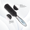 ThumbnailView 2 : Vega Flat Hair Brush - E39-FB | Vega