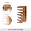 ThumbnailView 2 : Wide Tooth Wooden Comb - HMWC-05 | Vega