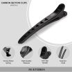 ThumbnailView 1 : Vega Professional Carbon Section Clips for sectioning ,styling,coloring and makeup- Pack of 6 - VPHSC-01  | Vega