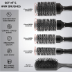 ThumbnailView 1 : Vega Professional Ceramix Shine Hair Brush Set - 5 Brushes-VPPHB-16 | Vega