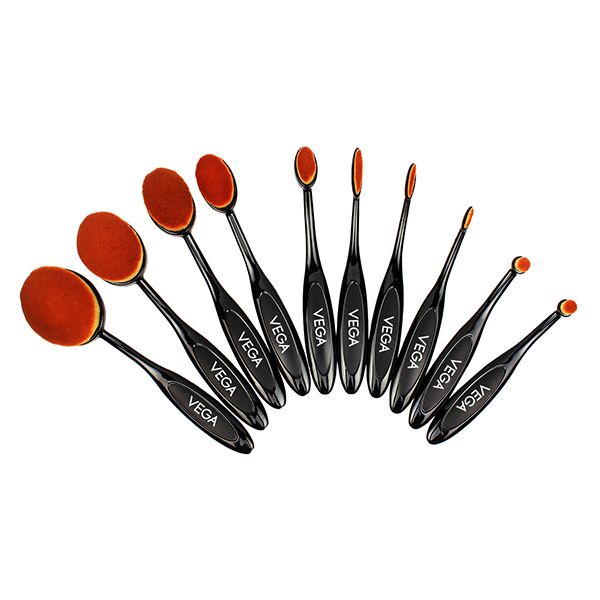 Pro EZ Set of 10 Professional Make-Up Brushes - MBS-10 Pro EZ Set of 10 Professional Make-Up Brushes