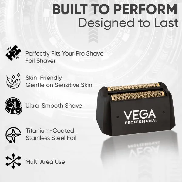 Vega Pro Shave Foil Shaver – Ultra Close & Smooth Shave