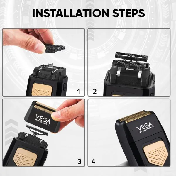 Vega Pro Shave Foil Shaver – Ultra Close & Smooth Shave