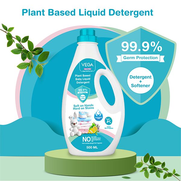 Vega Baby & Mom Liquid Laundry Detergent 500ml - VBLC3-01