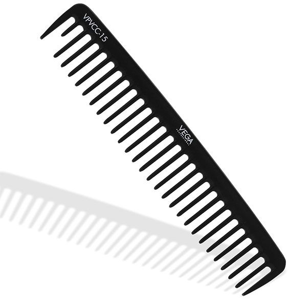 Carbon Detangling Comb-Black Line - VPVCC-15