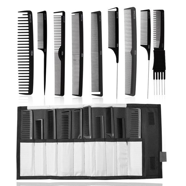 Comb Set of 9-Black - VPVCC-25