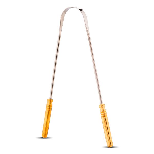 EasyGlide Tongue Cleaner (Metal with Handle) - TCM-01