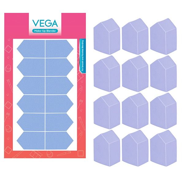 Vega Make-Up Blender (Pack of 12) - MP-06 Vega Make-Up Blender (Pack of 12) - MP-06