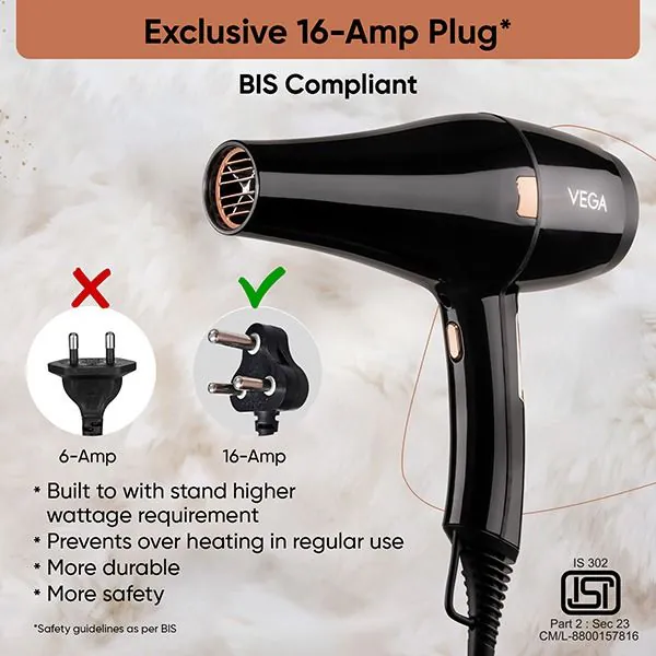 Buy Vega Pro‑Xpert 2200W Hair Dryer | Fast & Frizz‑Free