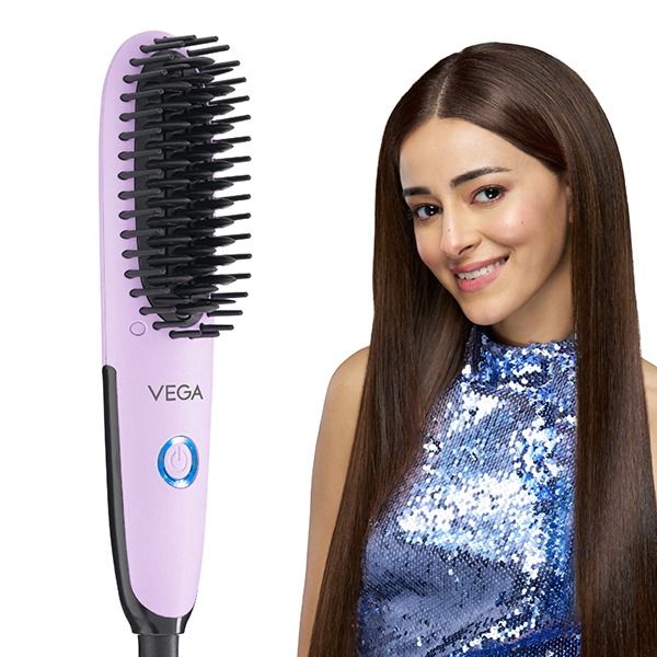 Vega Go Mini Hair Straightener Brush - VHSB-05 Vega Go Mini Hair Straightener Brush - VHSB-05