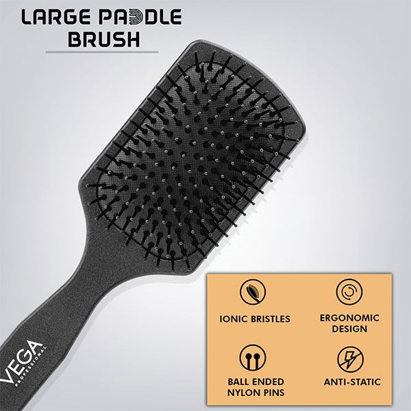 Buy Large Paddle Hair Brush Online at Best Price | VEGA