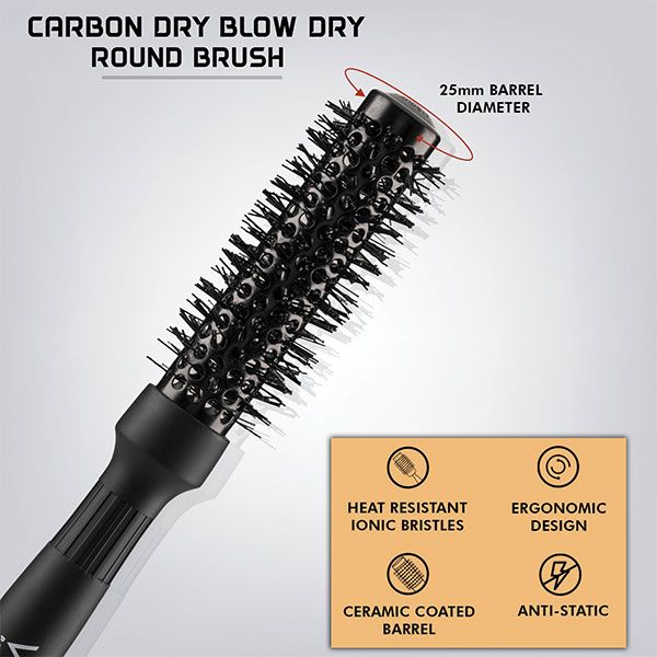 Buy Blow Dry Thermal Hair Brush 25mm Online | VEGA