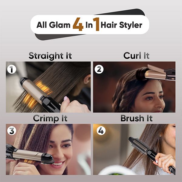 Buy VEGA All-Glam 4 in 1 Hair Styler Online - VHSCC-05 | VEGA