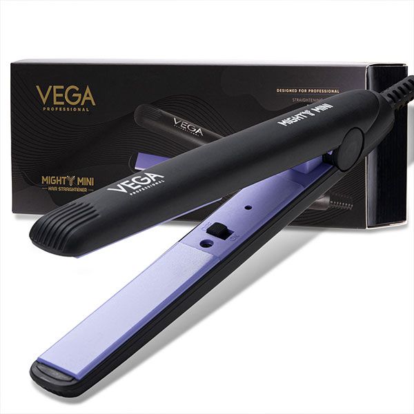Buy Mighty Mini Hair Straightener - Black Online at Best Price | VEGA