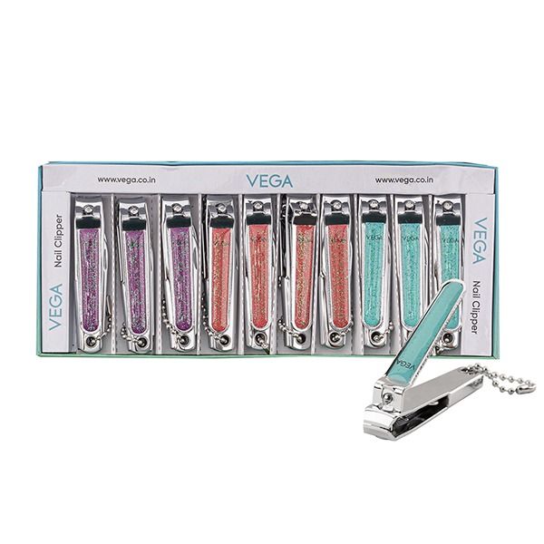 Nail Clipper Box (Medium) Glitter & Chain - LNCB-01 Nail Clipper Box