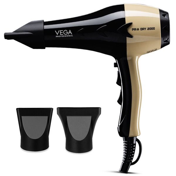 Pro Dry 2000-2200W Hair Dryer - Gold - VPVHD-04 Pro Dry 2000-2200W Hair Dryer - Gold - VPVHD-04