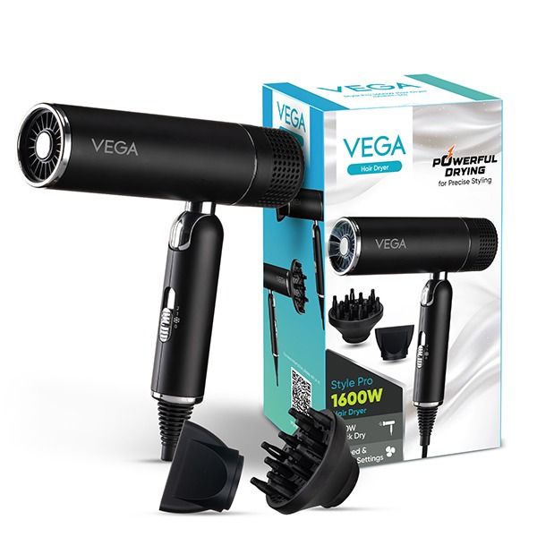 Vega Style Pro 1600W Hair Dryer - VHDH-34 Vega Style Pro 1600W Hair Dryer