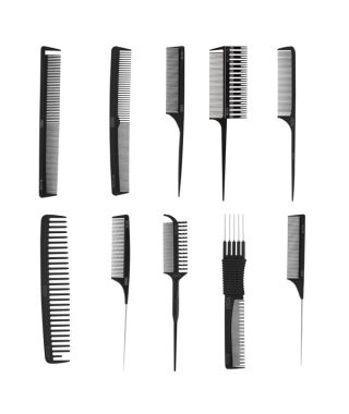 Pro Carbon Comb Set - 10 Combs - VCCT-01