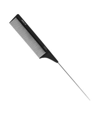Carbon Pin Tail Fine Tooth Comb – Black Line - VPVCC-27