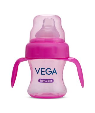 Vega Baby & Mom Spout Sippy Cup - Pink - VBWA3-04